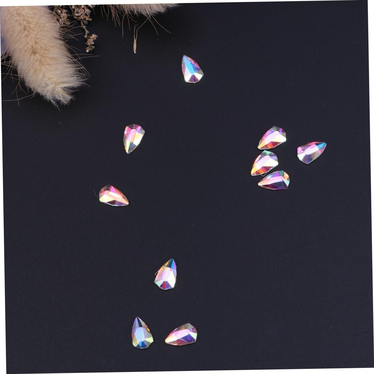 Прикраса для нігтів MAGICLULU 10 штук блискучий кристал, фото №7