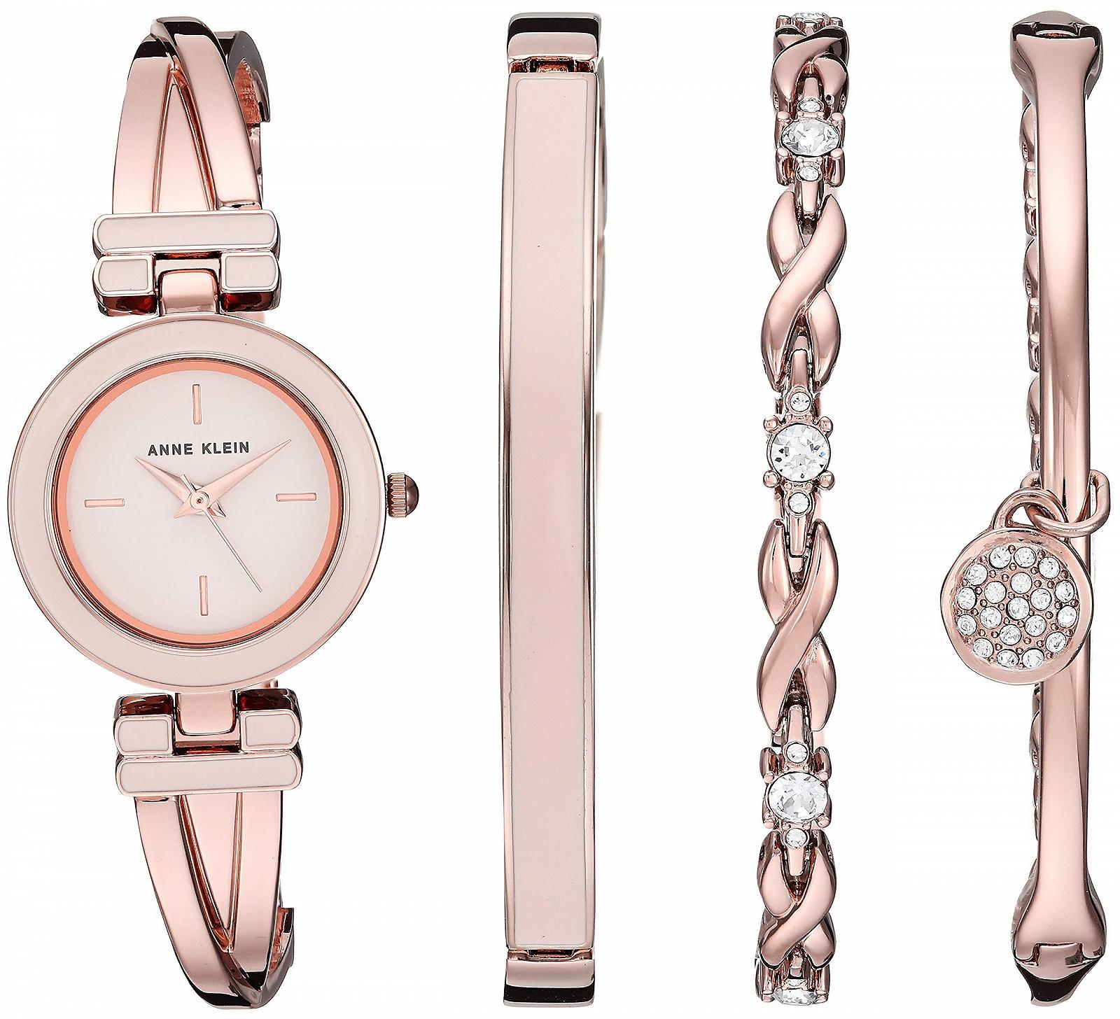 Годинник Anne Klein AK/3284LPST з браслетом Premium Crystal для жінок, фото №1