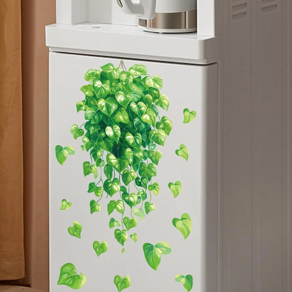 Настінна наклейка Зелене листя Ліани Ботанічна знімна, фото №6 Настінна наклейка Зелене листя Ліани Ботанічна знімна, фото №6