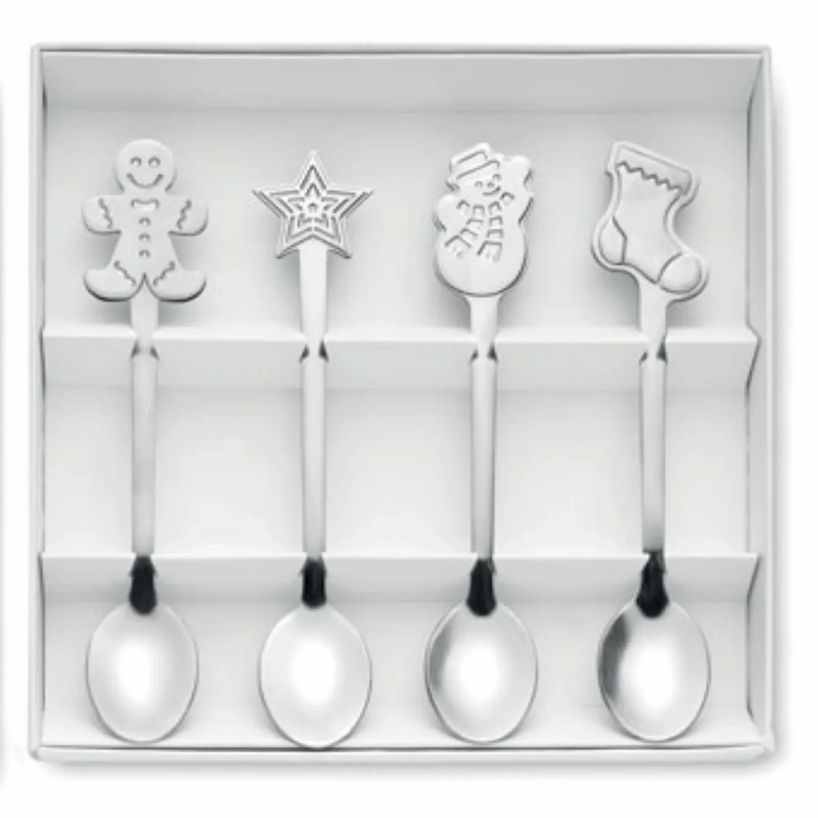 Набір чайних ложок з нержавіючої сталі 4 шт., фото №3