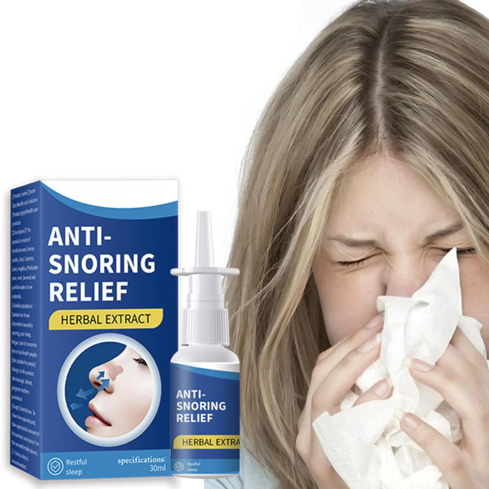 Спрей від хропіння 30 мл, 1 шт, фото №3 Спрей від хропіння 30 мл, 1 шт, фото №3