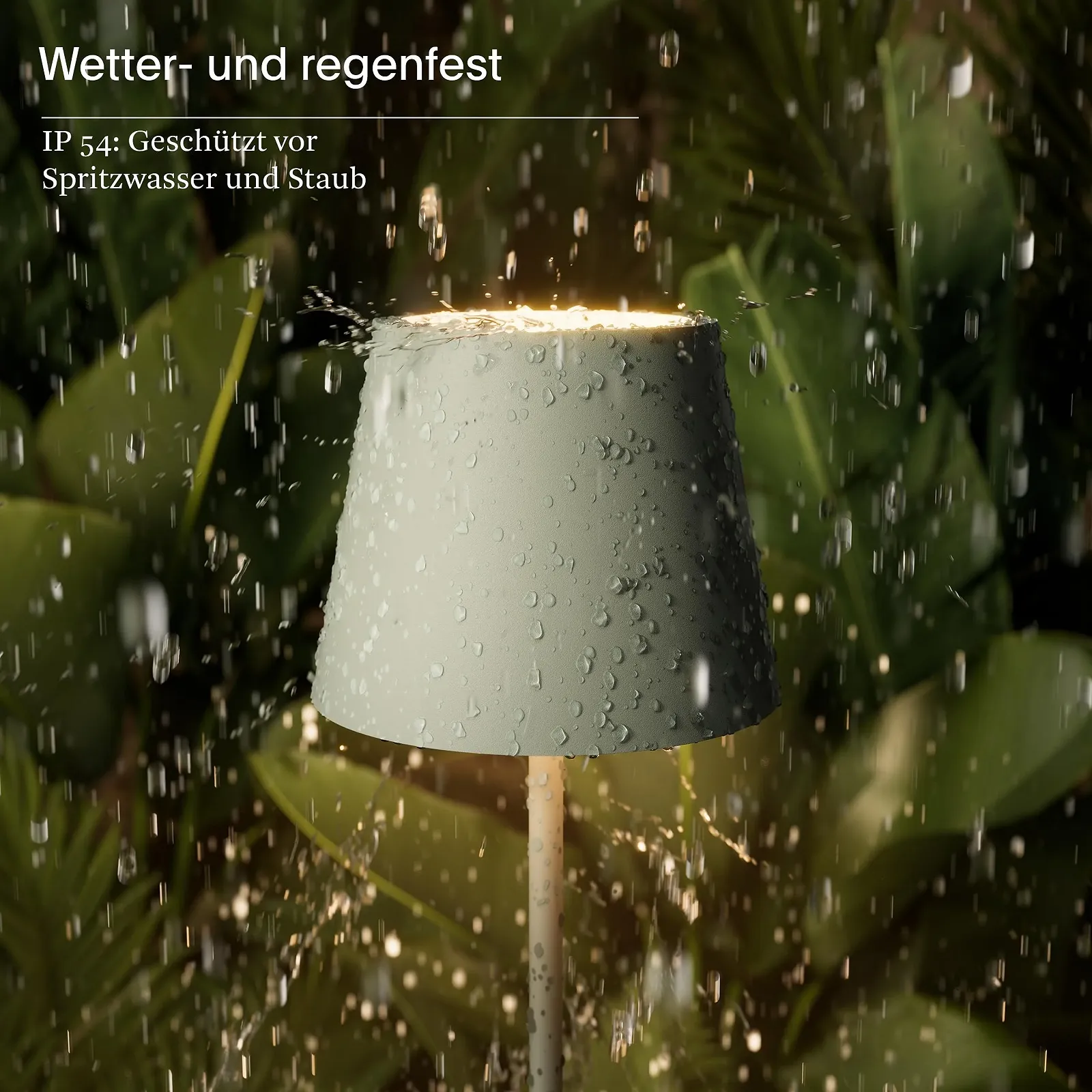 Настільна лампа SIGOR Nuindie 2.0 Mini LED Battery IP54 25 см Sage Green, фото №6