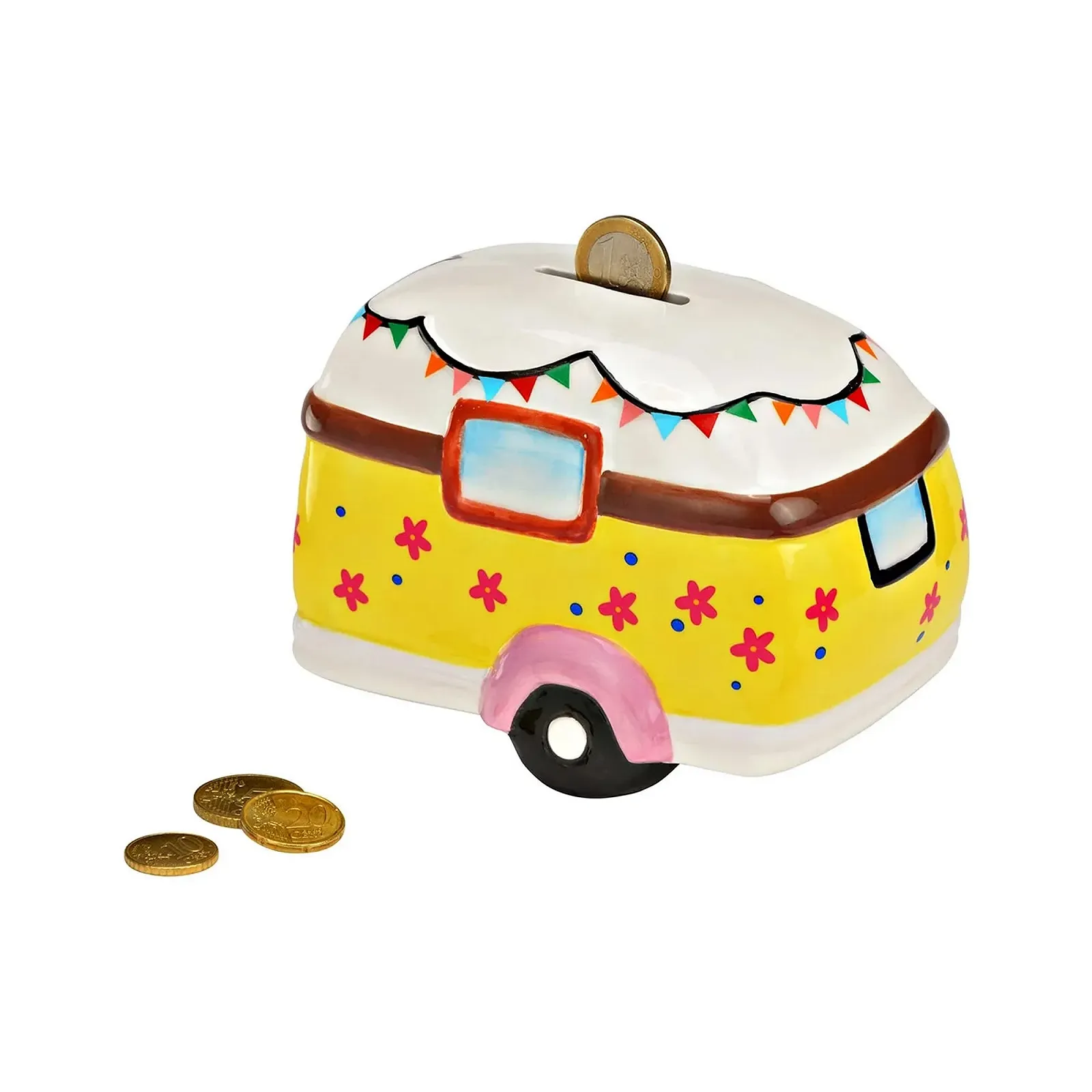 Скарбничка керамічна Camping Trailer Retro Caravan, фото №1