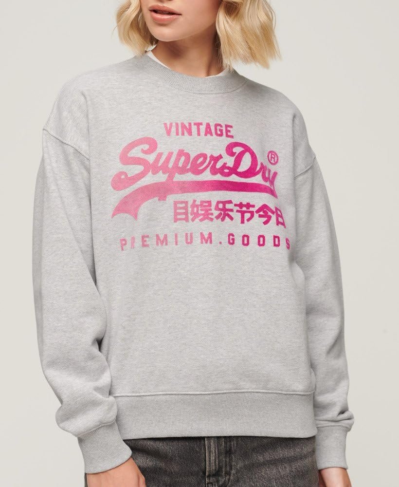 Женская Толстовка Superdry Vl Loose Tonal, фото №7