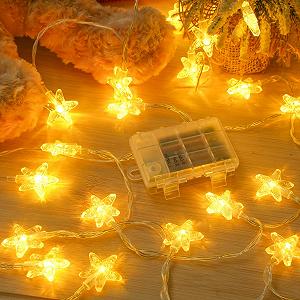 Гирлянда-нить Dalugo 40 LED 6 м, теплый белый - Фото 1