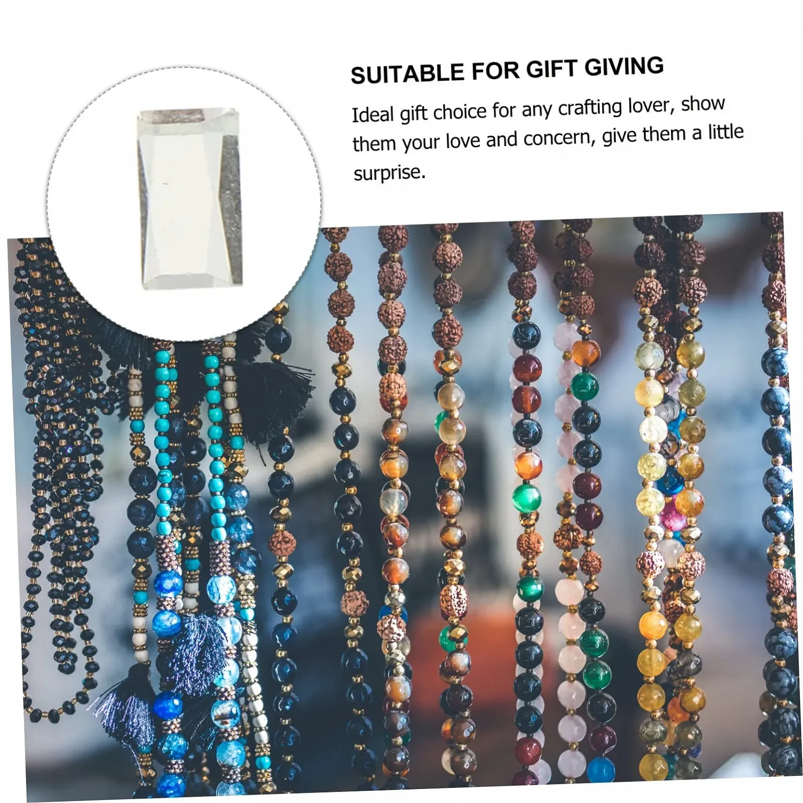 Плитка мозаїчна NUOBESTY 800 шт., скляна, біла, фото №2