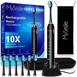 Электрическая Зубная Щетка MySmile Звуковая 48000VPM - Фото 1