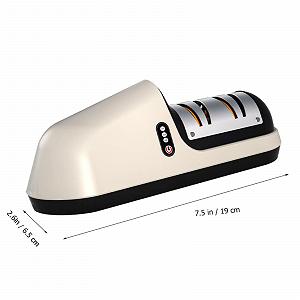 Електрична точилка для ножів 3-ступеневий портативний synthetic.ua - Фото 1