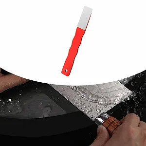 Точило для ножів плоска напилок з легованої сталі 220 грит Червона synthetic.ua - Фото 1