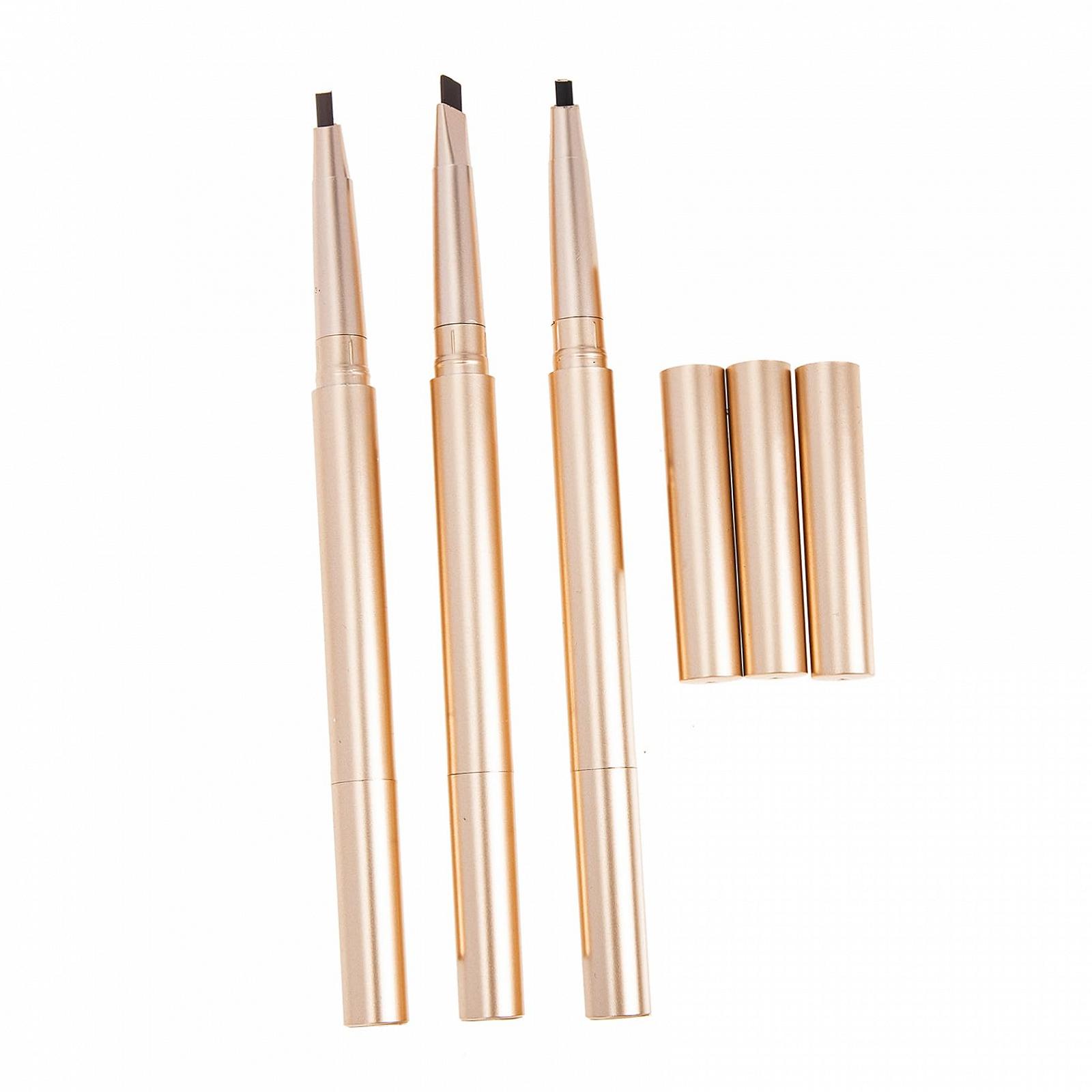 Олівець для брів POPETPOP 3st Двосторонній Чорний, фото №1