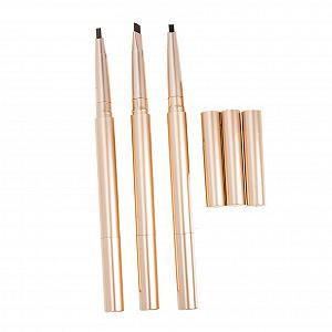 Олівець для брів POPETPOP 3st Двосторонній Чорний - Фото 1