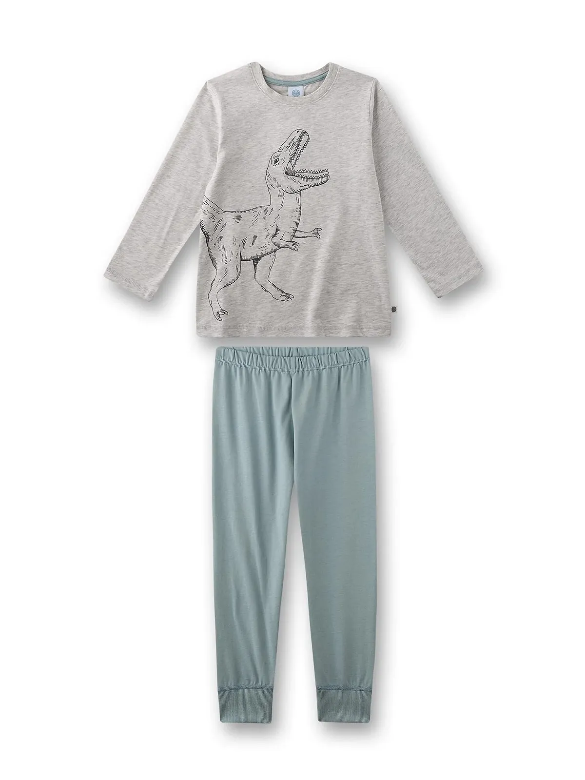 Піжама Sanetta для хлопчиків Довга Сіра Динозавр, фото №1 Піжама Sanetta для хлопчиків Довга Сіра Динозавр, фото №1