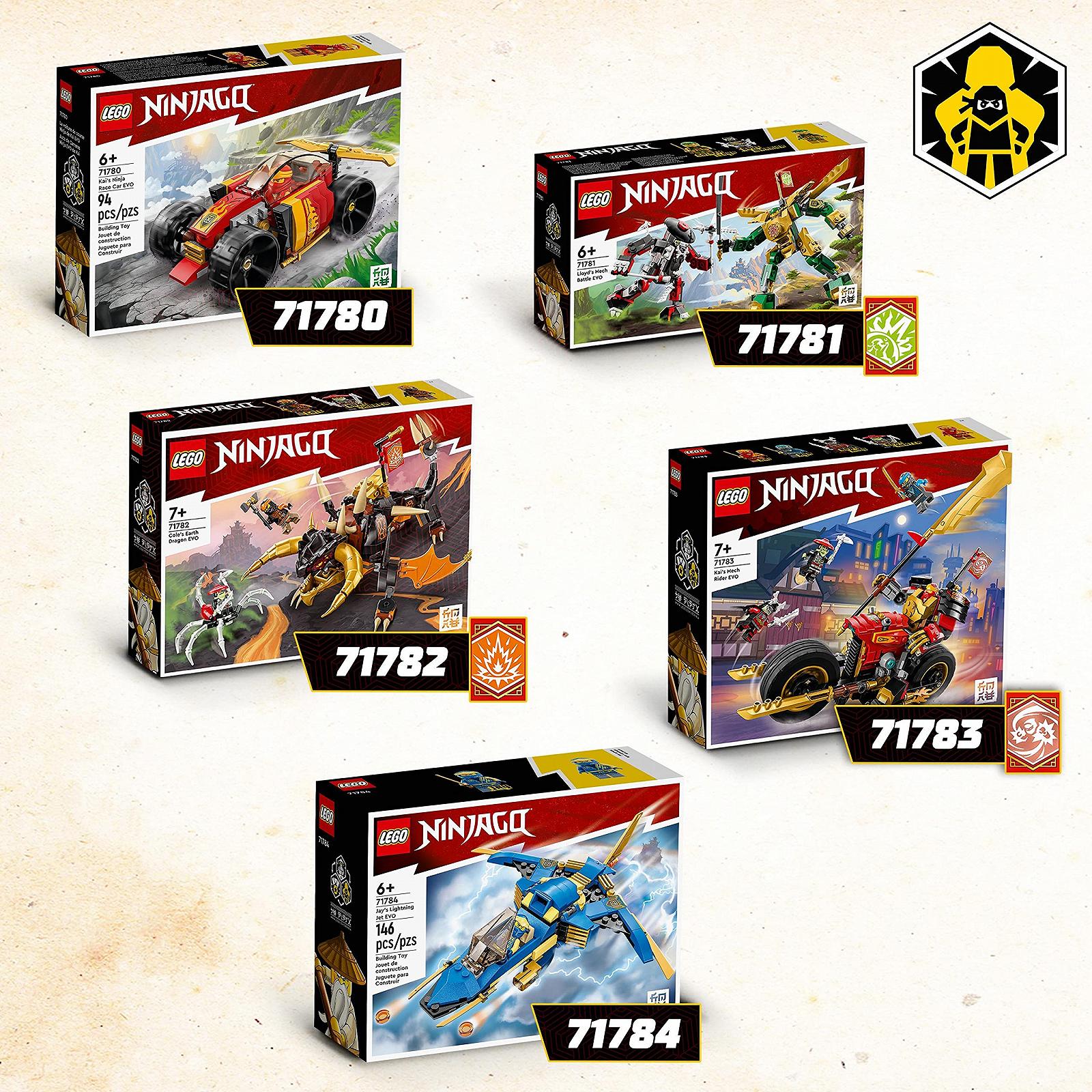 Конструктор Lego Ninjago 71781 Мех Ллойда Duel EVO, 2 екшн фігурки з покращуваною фігуркою, колекційна іграшка із Золотим Ллойдом і Скелетоном-Воїном, фото №6 Конструктор Lego Ninjago 71781 Мех Ллойда Duel EVO, 2 екшн фігурки з покращуваною фігуркою, колекційна іграшка із Золотим Ллойдом і Скелетоном-Воїном, фото №6