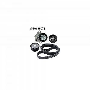 Комплект поликлинового ремня SKF VKMA 38078 для AUDI CHRYSLER MERCEDES-BENZ SEAT SKODA - Фото 1