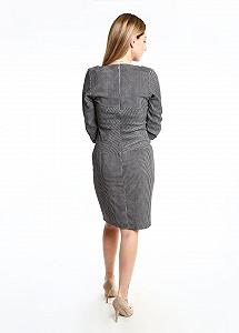 Платье inDresser XS Комбинированный (IN-0302В064В-Combined) synthetic.ua - Фото 1