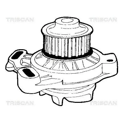 Водяний насос охолодження двигуна TRISCAN 8600 10329 для AUDI VOLVO, фото №2 Водяний насос охолодження двигуна TRISCAN 8600 10329 для AUDI VOLVO, фото №2