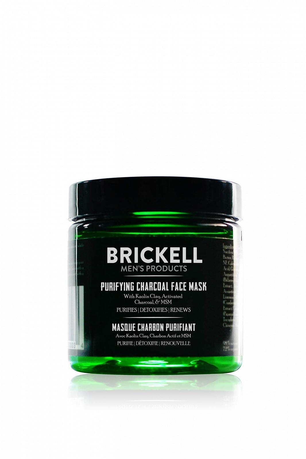 Маска для обличчя Brickell Men's Purifying Charcoal з активованим вугіллям 4 унції, фото №1