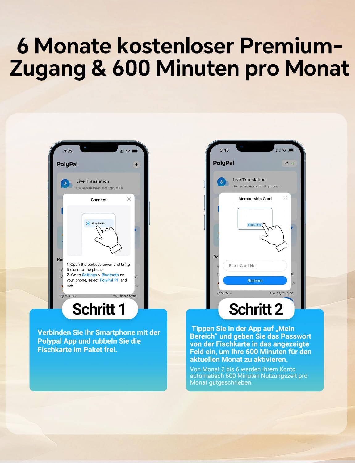 Навушники-перекладачі зі штучним інтелектом Polypay P1, фото №6