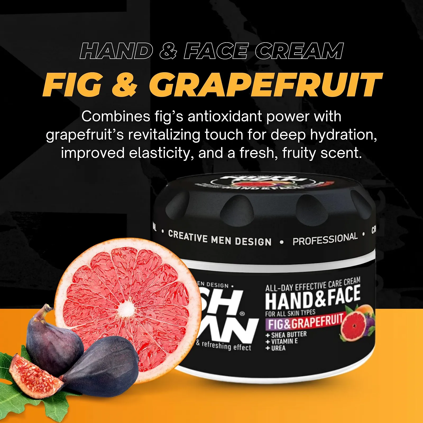 Крем для рук і обличчя NISHMAN Fig & Grapefruit, 300 мл, фото №2