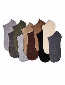 Шкарпетки жіночі Basic Treasure, спортивні, низькі, 10 пар - Фото 1