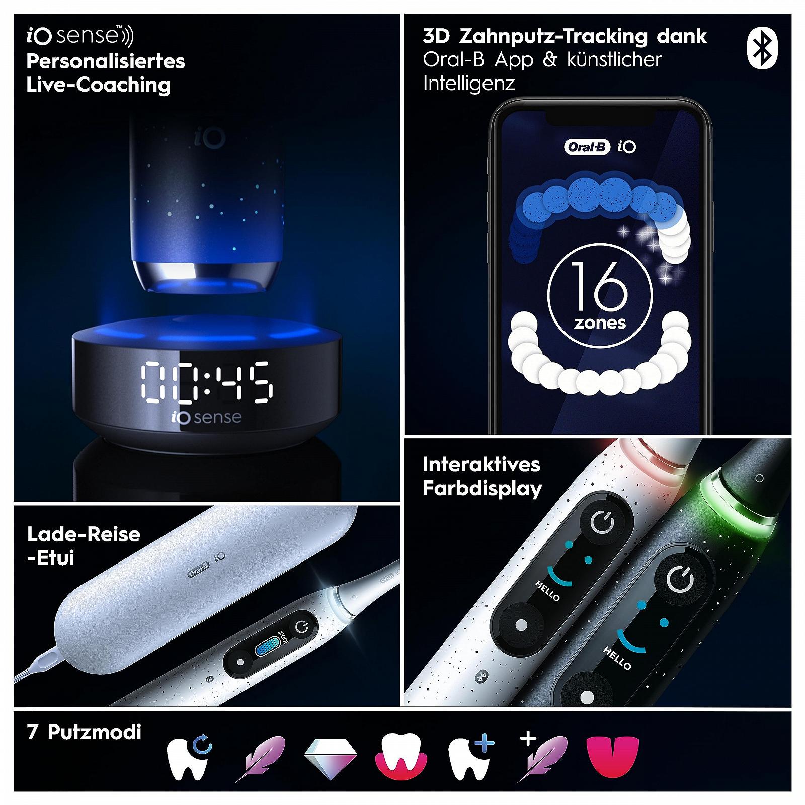 Электрическая Зубная Щетка Oral-B iO Series 10 Plus Edition Cosmic Black, фото №7