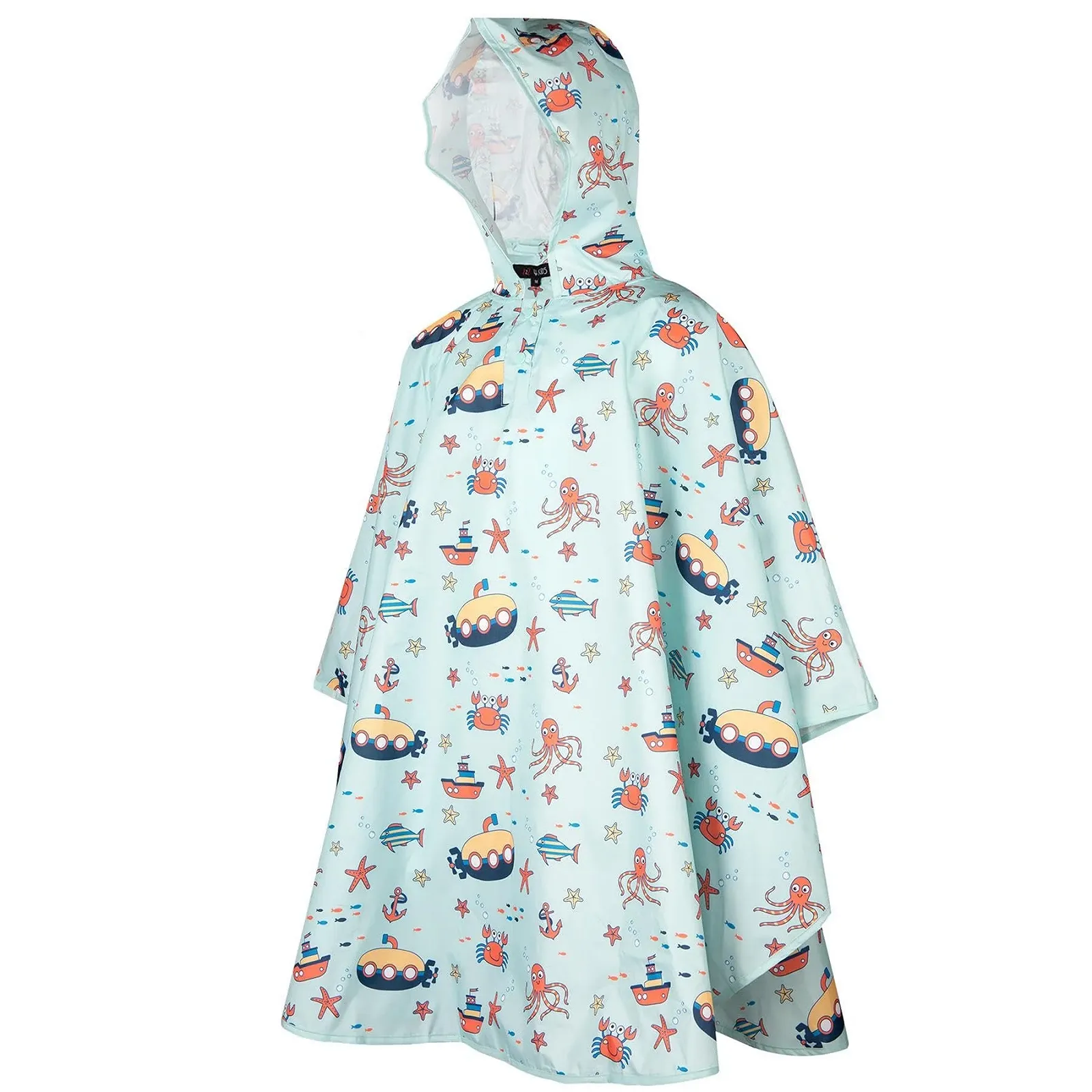 Дитячий водонепроникний дощовик-пончо з капюшоном A2Z 4 Kids, фото №2 Дитячий водонепроникний дощовик-пончо з капюшоном A2Z 4 Kids, фото №2