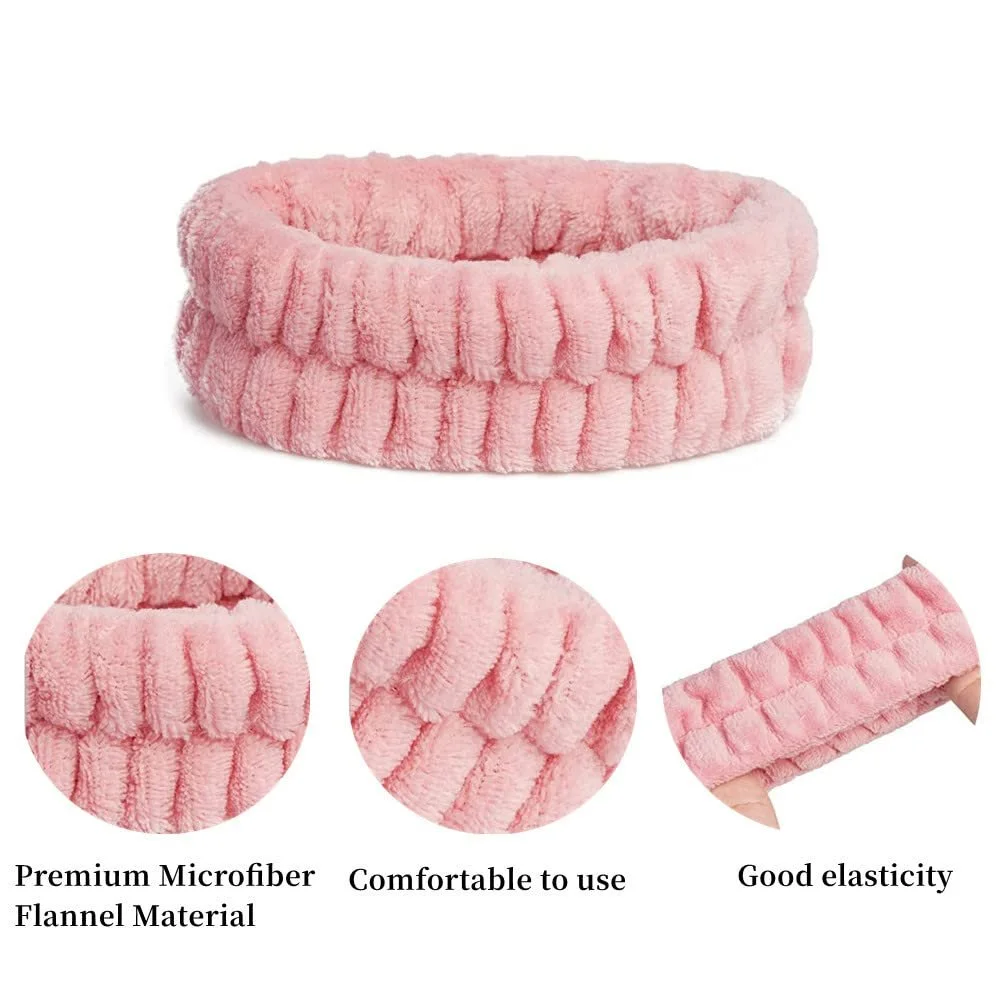 Набір: Пов'язки для обличчя, зап'ястків для спа--процедур, фото №2