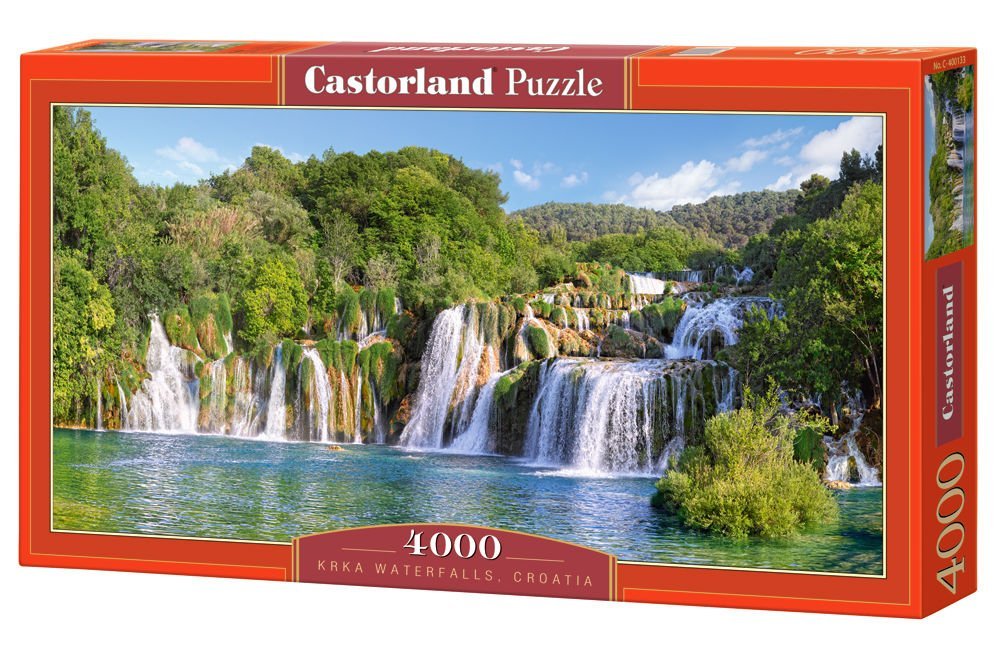Пазл Castorland CSC400133 Hobby Panoramic Krka Waterfalls 4000 деталей, фото №1