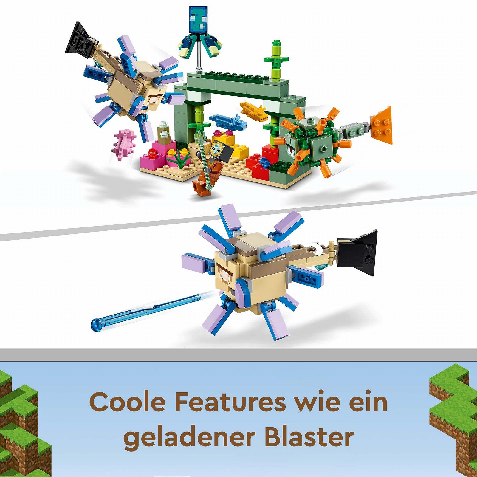 Конструктор LEGO 21180 Minecraft The Guardian Duel с фигурками и существами, фото №4 Конструктор LEGO 21180 Minecraft The Guardian Duel с фигурками и существами, фото №4