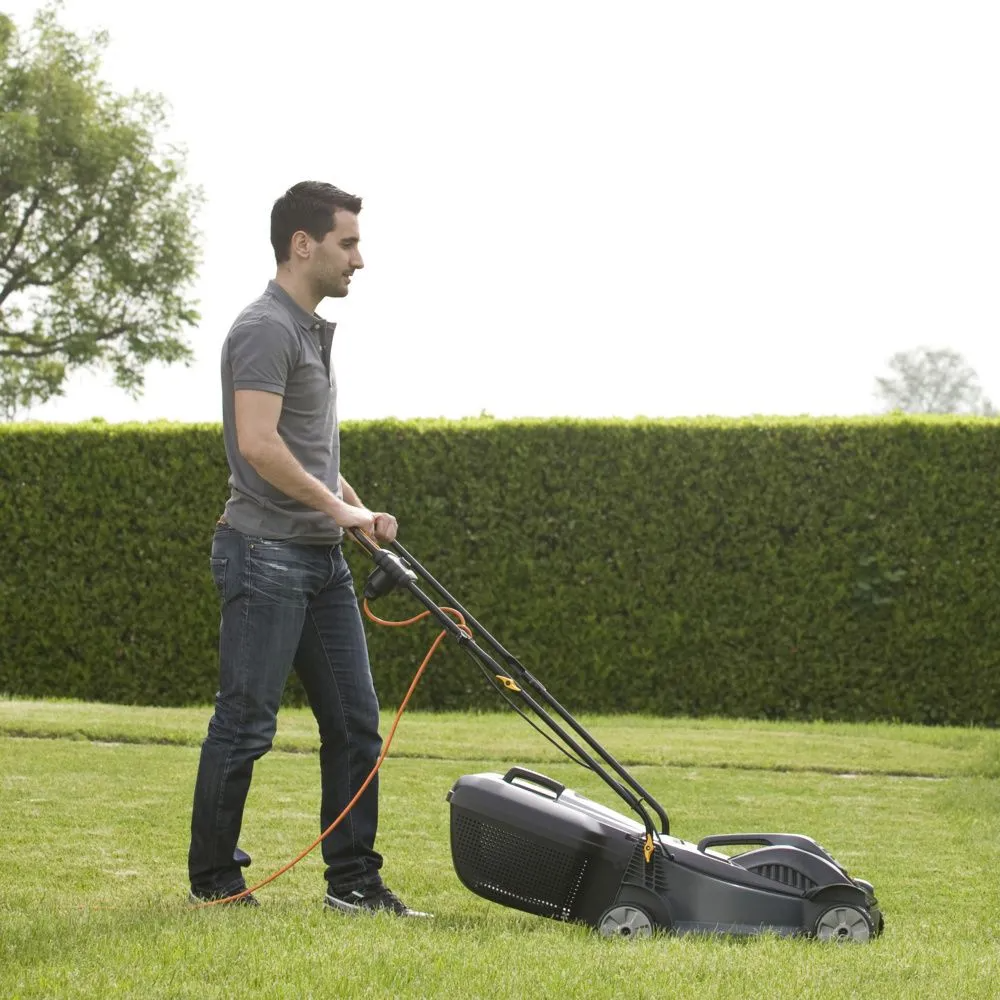 Мережева газонокосарка Alpina BL 320 E / 1000 Вт / Електрична / Ширина 32 см / Травозбірник 25 л / Чорна, фото №6