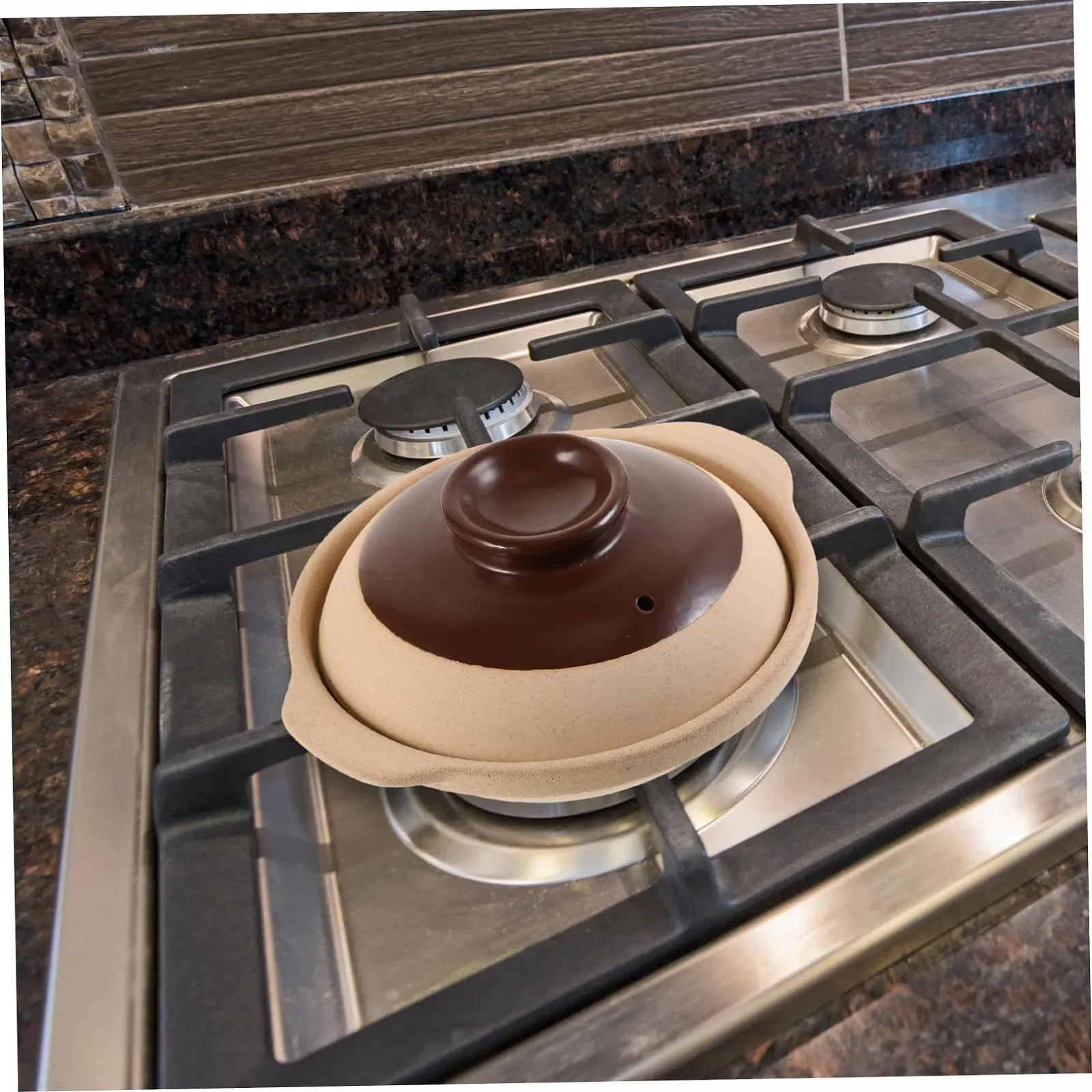 Кастрюля керамическая для газовой плиты термостойкая в традиционном китайском стиле, фото №6