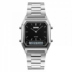 Годинник Skmei 1220SIBK Silver-Black - Фото 1
