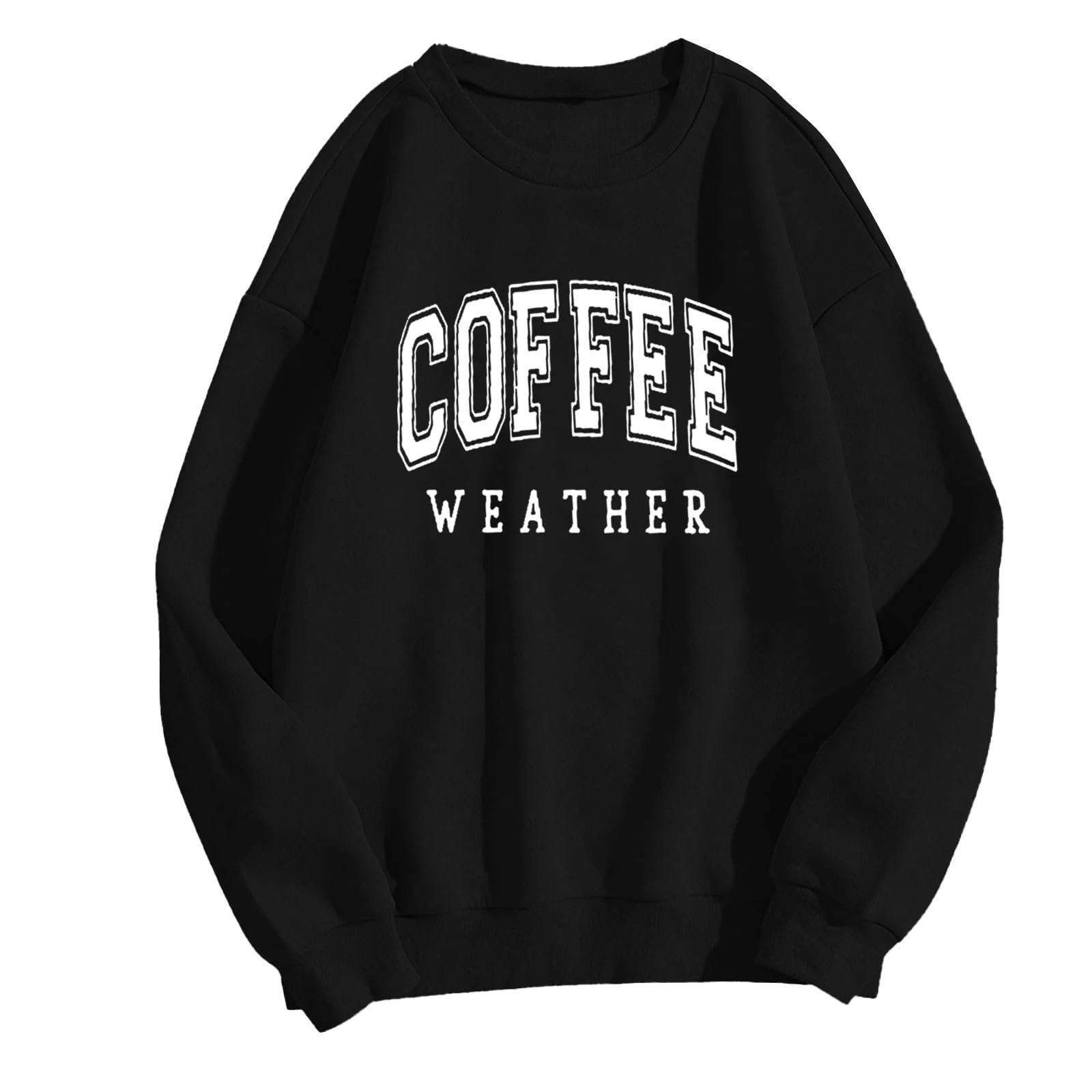 Свитшот Голубой с принтом букв, фото №2