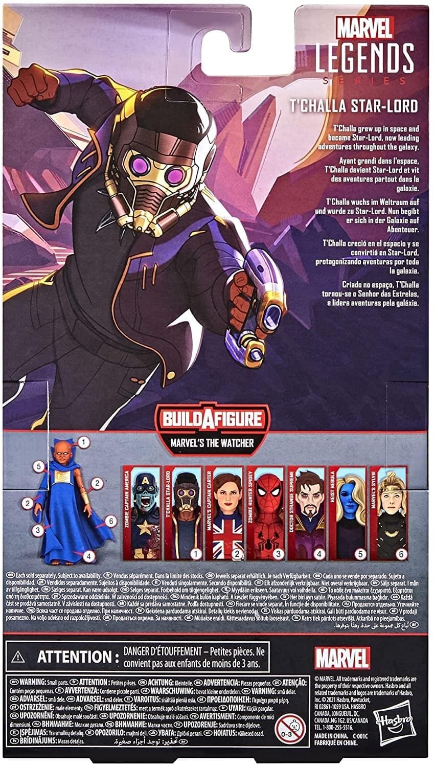 Фигурка Hasbro Marvel Legends Series T'Challa Star-Lord, 15 см, фото №4