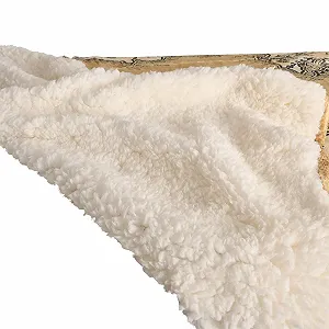 Одеяло Elbenwald Lord of the Rings Флисовое С картой Средиземья Бежевый, Белый, 150 x 200 см - Фото 1