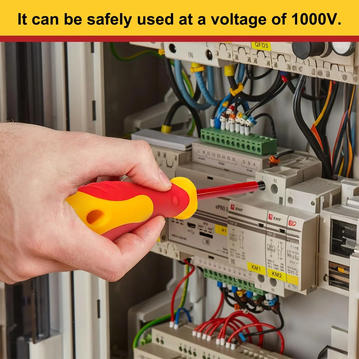 Набір діелектричних магнітних викруток 9 предметів до 1000 В Chrome Vanadium, фото №5