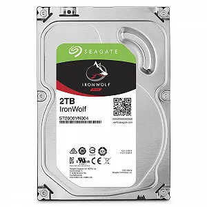 Внутренний жесткий диск Seagate IronWolf ST2000VN004 2 ТБ 3.5 дюйма 64 МБ Cache 5900 RPM SATA 6 Гб/с - Фото 1