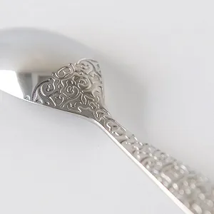 Ложка чайна Alessi, нержавіюча сталь 18/10, полірована, срібна, 13 x 15.7 x 4.5 см synthetic.ua - Фото 1