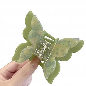 Купить Заколка для волос Yjcnelcr двухслойная бабочка ацетат - Фото 1 Заколка для волос Yjcnelcr двухслойная бабочка ацетат - Фото 1