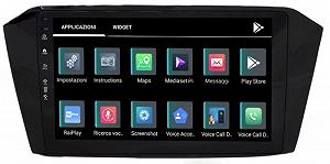 Штатна автомагнітола JFSound JF-031WP-X9C для VW Passat B8 2015 / 9" / Сенсорна / 4/64Гб / Android 12 / Apple CarPlay / Android Auto / Bluetooth / WI-FI / GPS / AUX / DAB+ synthetic.ua - Фото 1