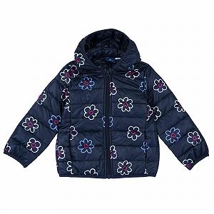 Куртка Chicco для дівчинки на блискавці, тепла, з капюшоном - Фото 1