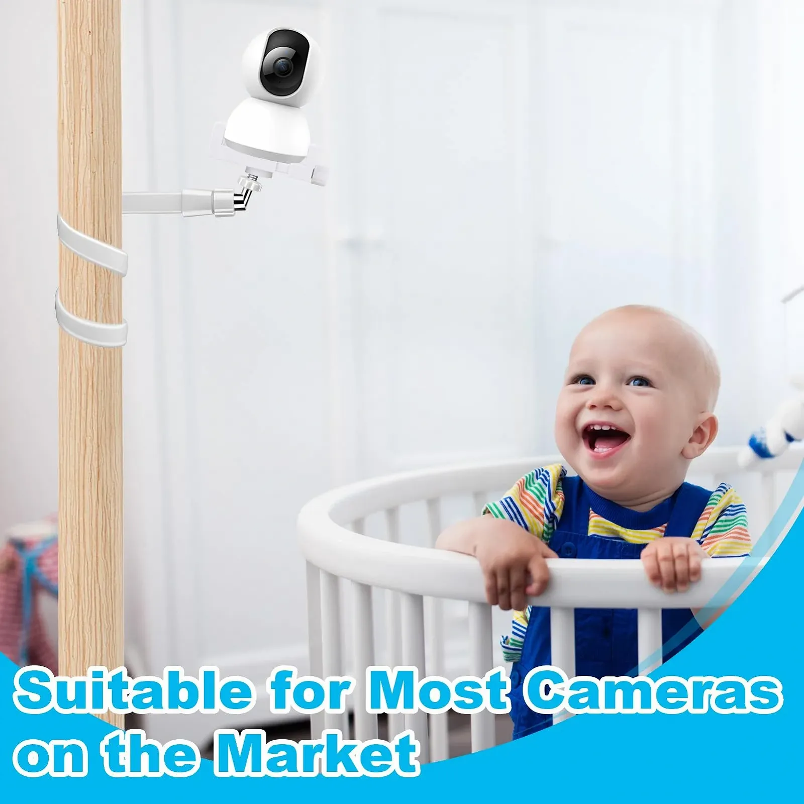 Тримач для відеоняні Baby Monitor Holder Універсальний регульований для Philips Avent / GHB / Momcozy, фото №5