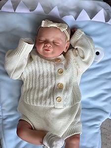 Лялька Zero pam Sleeping Reborn Baby Dolls Реалістична Силіконова Новонароджена Іграшка М'яке Тіло Вінілові Кінцівки - Фото 1