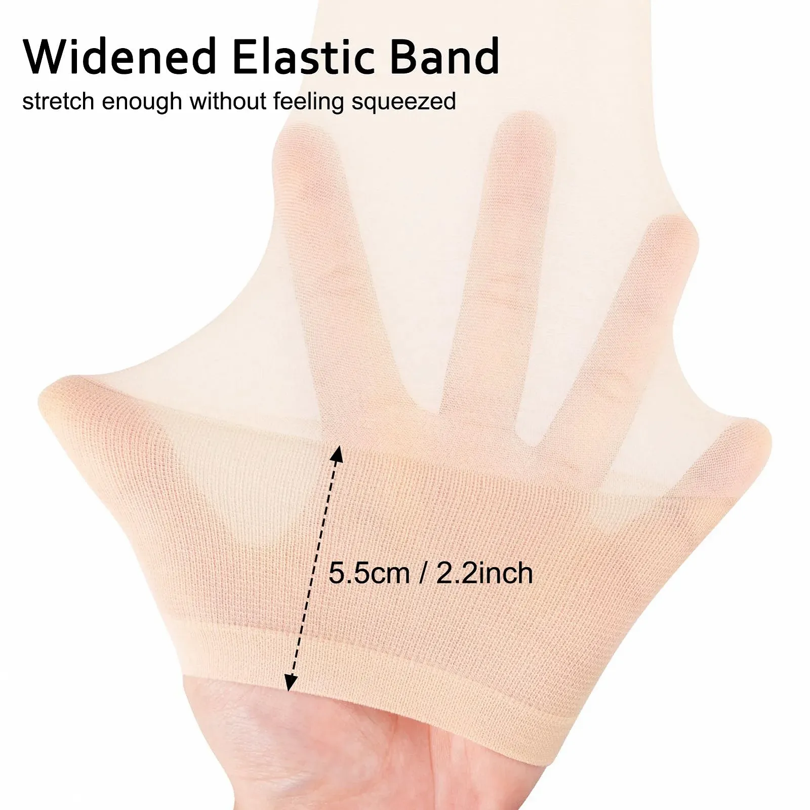 Комплект нейлоновых носков 6 пар, 20 ден, матовые прозрачные носки, женские чулки до колена, тонкие чулки, дышащие нейлоновые чулки, шелковые чулки (Черный, Телесный), фото №5