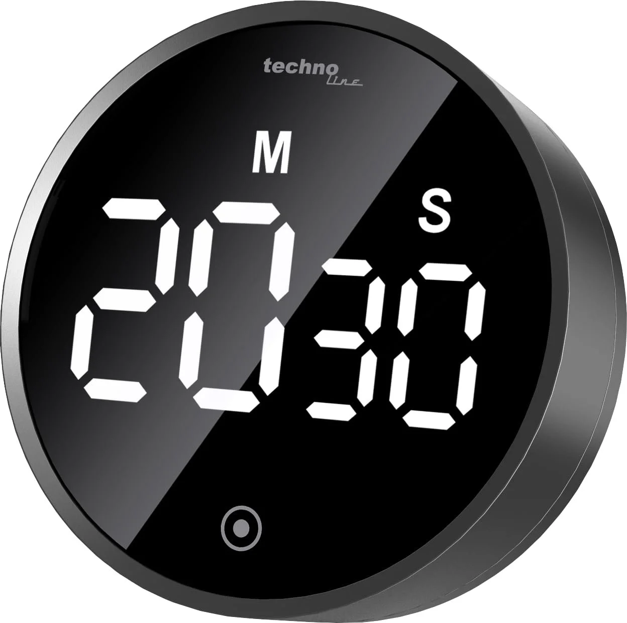 Кухонний таймер Technoline Modern Digital Round Lighting (ECO) Сенсорний Glossy Black, фото №1 Кухонний таймер Technoline Modern Digital Round Lighting (ECO) Сенсорний Glossy Black, фото №1