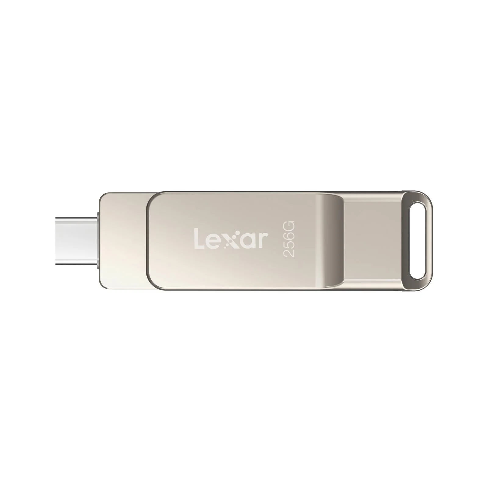 USB-накопичувач Lexar JumpDrive D40E 256 GB USB 3.2 Gen 1 Type-C/Type-A Сріблясте шампанське, фото №8 USB-накопичувач Lexar JumpDrive D40E 256 GB USB 3.2 Gen 1 Type-C/Type-A Сріблясте шампанське, фото №8