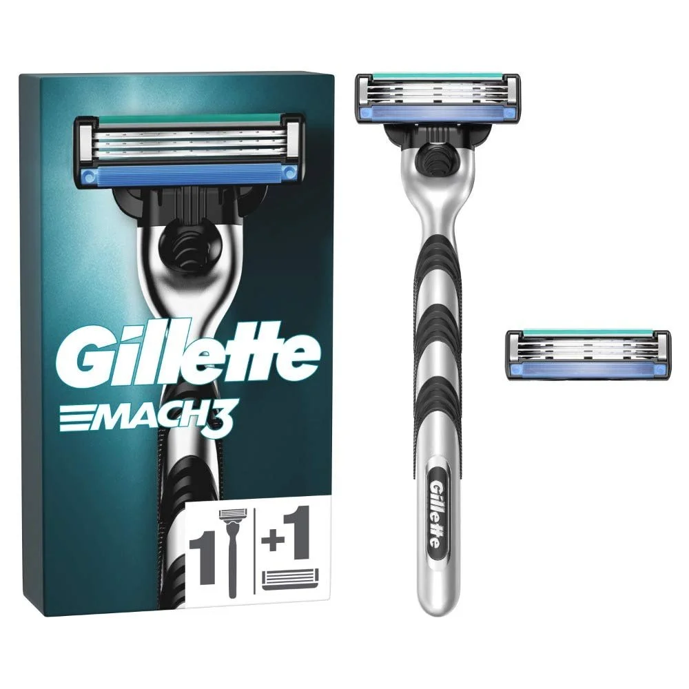 Бритва Gillette Mach3 с 2 сменными кассетами, фото №1