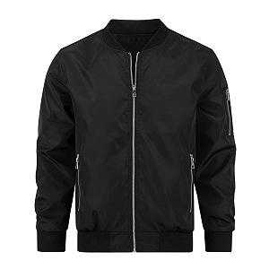 Легкая переходная куртка YOUTHUP мужская с карманом на рукаве, летняя куртка, стандартная посадка, куртка-бомбер для отдыха - Фото 1