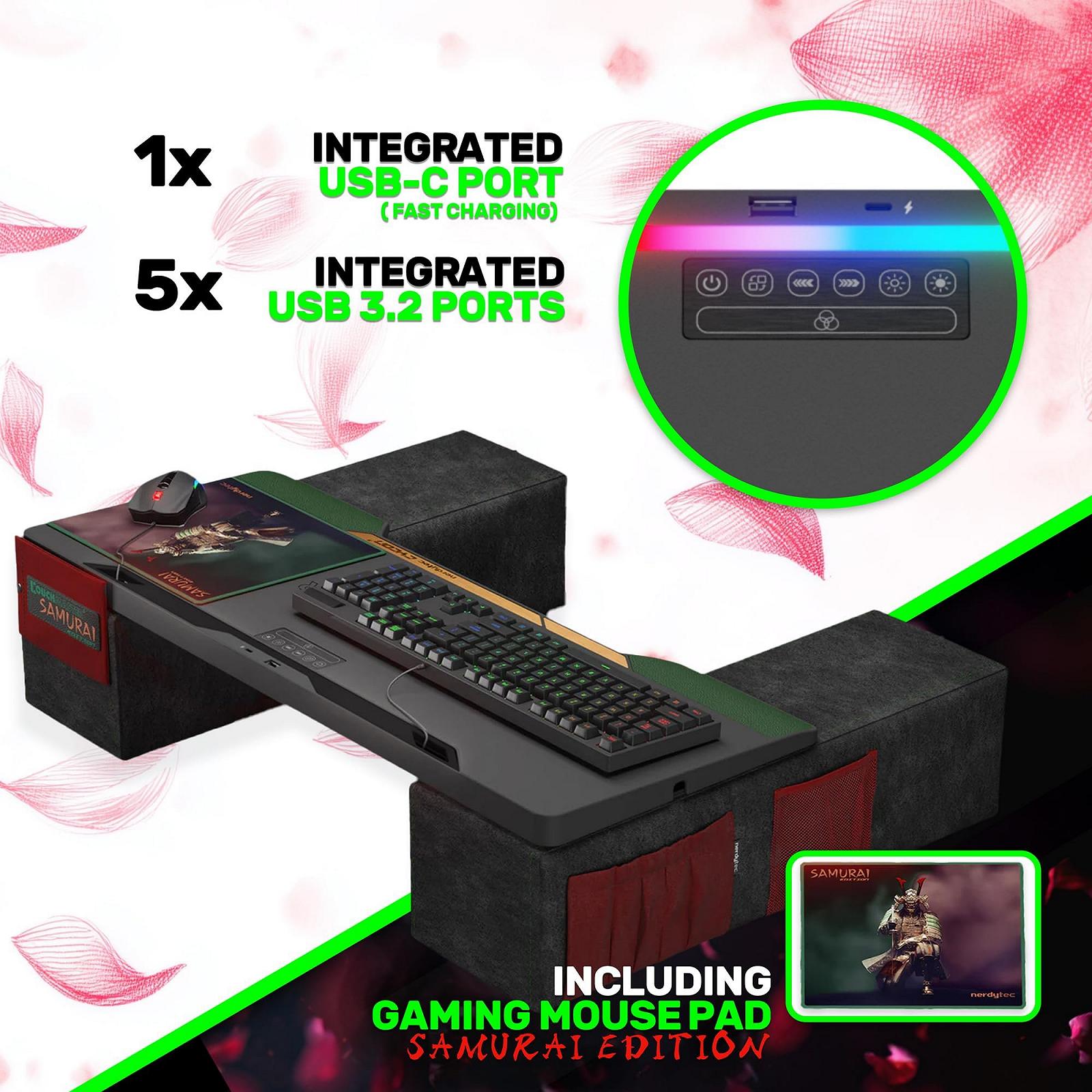 Підставка для ноутбука Couchmaster CYCON

Samurai Edition з Horizonlight Bar, Ultimate Ergonomic USB Hub, ігровий стіл для дивана та ліжка, сумісний з усіма клавіатурами та мишами, ноутбуками, ПК, колір: червоно-чорний, фото №4