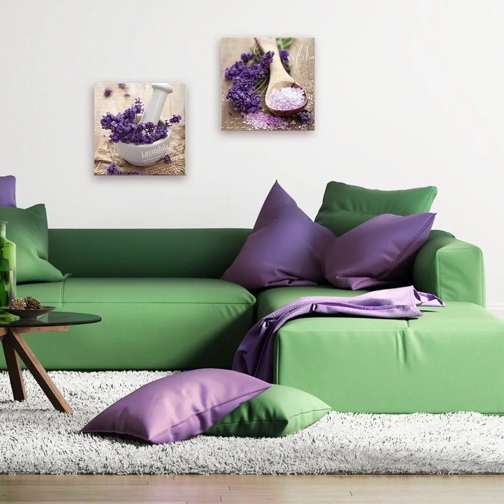 Скляна картина artissimo AG2063A Lavandula I Лаванда 30 x 30 см, фото №2 Скляна картина artissimo AG2063A Lavandula I Лаванда 30 x 30 см, фото №2